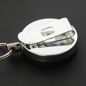 Porte-<span class=keywords><strong>crayon</strong></span> rétractable en métal robuste, poignée de ceinture, charpentier Yoyo Clip crayons laisse <span class=keywords><strong>bobine</strong></span> rétractable - Product Image 3