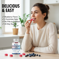 Kangherb ODM Vente en gros de compléments alimentaires pour la santé, collagène pour la peau, beauté, antioxydant, gommes à l'acide hyaluronique