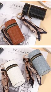 Zipper Lined Lipstick Holder Cover New Women's Fashion Retro Cute Girl Coin <b>Purse</b> Student Portable Wallet Earphone Storage BagS - Product Image 3