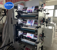 Machine d'impression d'étiquettes adhésives flexo UV IR automatique 2 4 6 couleurs, imprimante papier, découpeuse de sacs en plastique