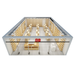 Espositore Personalizzato in Legno per Supermercati, Negozi Miniso, Centri Commerciali, Scaffale per Esposizione - Product Image 3