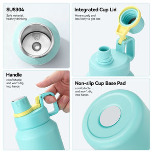 Yatai 650 מ ל 900 מ "ל 1200 מ" ל 304 מפלדת אל חלד בקבוק מים מבודדים מפלדת אל חלד - Product Image 6