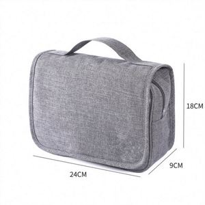 Sacs cosmétiques pour femmes de grande capacité personnalisés, organiseur de toilette suspendu, sac de voyage pour maquillage - Product Image 3