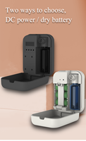 Diffuseur électrique sans eau A500 DC à piles, grande capacité, fonction automatique, pour la maison, en plastique, garantie 1 an