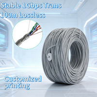 Câble réseau RJ45 CAT5 CAT5e CAT6 CAT6e CAT7 BC CCA UTP FTP SFTP de haute qualité à prix d'usine
