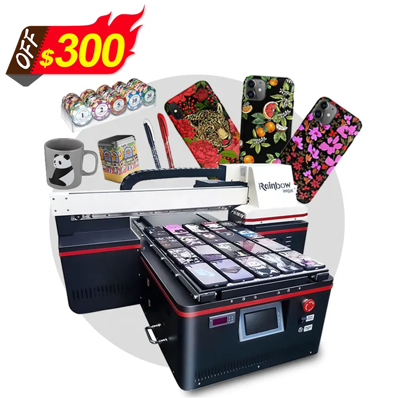 Scheda di memoria a2 stampante uv USA caso mobile printer con la tazza