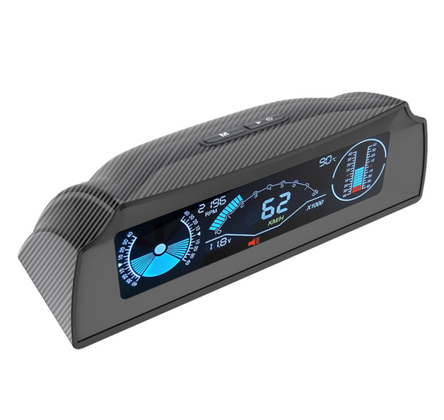 Electric Car 2025 Latest Version HUD Head-up Display P20 OBD2 GPS Both Compatible Tachometer