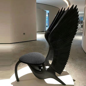 <span class=keywords><strong>เก้าอี้</strong></span>เดี่ยวสไตล์ Wabi-Sabi สำหรับวิลลาเก้าอี้งานแสดงศิลปะทำจากไม้ล้วนสำหรับงานนิทรรศการห้องโถงดีไซน์เนอร์<span class=keywords><strong>เก้าอี้</strong></span>เดี่ยว - Product Image 5