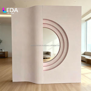 Support de toile de fond en acrylique rose moderne de luxe LEDA pour les mariages, les événements et les décorations de fêtes - Product Image 1