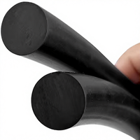 Vente directe de bandes d'étanchéité en caoutchouc rond noir FKM de 8 mm, joints toriques disponibles, découpe sur mesure, en stock de l'usine de Hebei