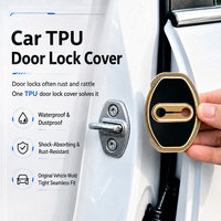 Innofit Couvercle de serrure de porte de voiture TPU pour Audi Porsche Volkswagen Skoda ORA Haval ZOTYE YEMAAUTO Hanteng ARCFOX