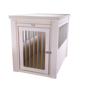 Décor de table d'extrémité de meubles de <span class=keywords><strong>caisse</strong></span> de chien <span class=keywords><strong>en</strong></span> <span class=keywords><strong>bois</strong></span> d'intérieur de luxe mignon pour le chenil de petits à moyens chiens dans le salon et la chambre à coucher - Product Image 4