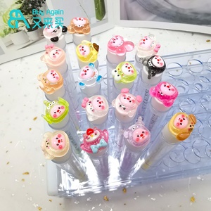 Venta al por mayor en línea Jelly Cartoon SpongeBob Lash Brush Tube Eyelash Lash Mascara Wand Tube Spoolie Cases Eyelash Lash Brush Tube - Product Image 6