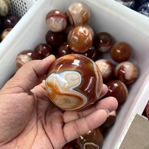 Vente en gros de boule d'énergie de haute qualité de guérison naturelle de méditation artisanat en quartz sphère d'<span class=keywords><strong>agate</strong></span> de Sardonyx rouge - Product Image 4