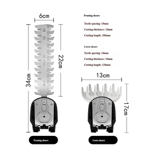 <span class=keywords><strong>Taille</strong></span>-haie électrique rechargeable, <span class=keywords><strong>petit</strong></span> <span class=keywords><strong>taille</strong></span>-haie domestique pour arbres à thé, <span class=keywords><strong>taille</strong></span>-haie sans fil portable pour l'élagage de jardin - Product Image 3