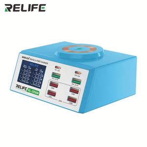 Chargeur multifonction RELIFE <span class=keywords><strong>RL</strong></span>-309AW 8 ports pour téléphone portable avec fonction de réparation de court-circuit Chargement rapide sans fil intelligent - Product Image 3