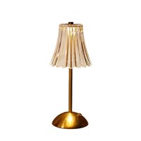 Lampe de table sans fil rechargeable européenne, petite, à intensité variable par toucher, portable, pour la maison, l'hôtel, emballée dans une boîte cadeau