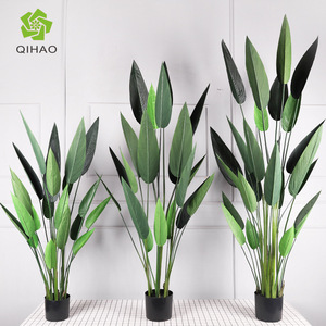 Planta Artificial Ave de Paraíso Grande para Interiores, Maceta de Suelo, Hojas de Alta Simulación, Decoración del Hogar, Accesorios para Bodas - Product Image 5