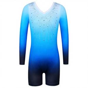 Justaucorps sans manches en spandex brillant personnalisé pour femmes, orné de strass, confortable et durable, pour la gymnastique et la danse - Product Image 3