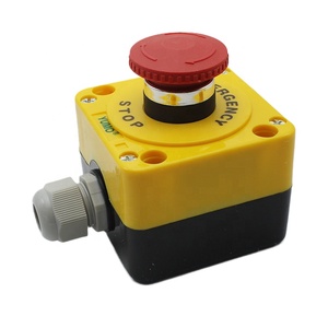 YUMO SDL16-JBPC1CH29 Bouton poussoir boîte de contrôle avec 1 tête de champignon rouge - Product Image 1