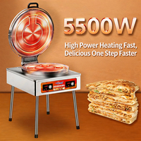 Crêpière électrique commerciale Youmi Cube Kitchen, contrôle numérique de la température, acier inoxydable 1C, nettoyage facile