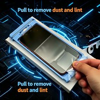 Machine de fabrication en gros pour l'application automatique de film de protection et la pose de verre trempé 9H pour écrans de téléphones portables