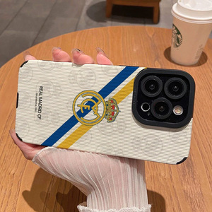 Nouvelle <span class=keywords><strong>Coque</strong></span> de Téléphone à Motif Logo Football Thème Sportif pour <span class=keywords><strong>iPhone</strong></span> 17 Air 16 15 14 13 12 <span class=keywords><strong>11</strong></span> <span class=keywords><strong>Pro</strong></span> Max, avec Rayures Verticales et Couverture Arrière - Product Image 4
