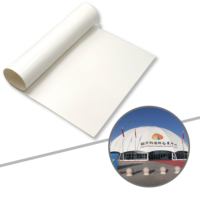 Structures de toiture à membrane tendue en PTFE imperméables pour terrains de football, de tennis et autres terrains de sport, pour toitures de stades extérieurs