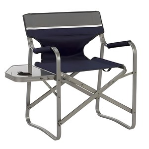 Folding Director Chair With Side <b>Table</b> Aluminum Frame Oxford Fabric Outdoor <b>Garden</b> Chair Casual Contemporary Style - Product Image 1