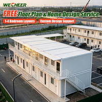 Maisons conteneurs Wecheer personnalisables en kit, dortoirs pour le personnel, bureaux de chantier, kiosques portables