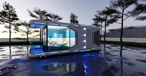 New Ready Made Space Capsule <b>Hotel</b> Mobile Prefab Modular Container <b>Hotel</b> Midcentury Modern Multi Function Fast Install - Product Image 6