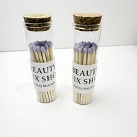 Allumettes de sécurité en verre personnalisées en gros, imprimées sur mesure, écologiques et recyclables, design moderne pour fêtes, décoration intérieure et cadeaux