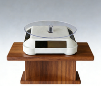 Étagère rotative portable en acrylique pour produits électroniques alimentée par l'énergie solaire