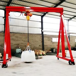 Grúa Pórtico Mini de 500 kg a 1 Tonelada, Marco Plegable, Ahorro de Espacio, para Espacios Reducidos - Product Image 3