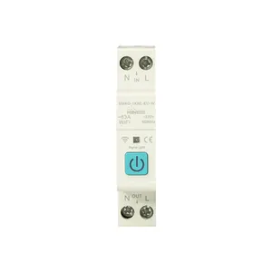 KINEE high quality 1P 63A WiFi recloser Smart Switch Control With Short-circuit Protection Power Monitoring MCB Circuit Breaker