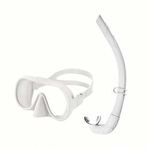 En Stock, Máscara de Buceo de Silicona Líquida, Ligera, Plegable, con Visión Amplia, de Vidrio Templado, Juego de 3 Piezas para Adultos, Gran Venta - Product Image 2