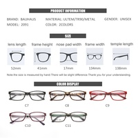 Fonex-lunettes de vue pour hommes, cadres optiques, plusieurs bac, nouvelle promotion d'usine, prix d'usine, 2091