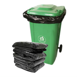 High Quality Contractor Trash Bag Factory's Best Selling 40 50 60 Gallon Black Garbage Bags Dustbin Liners <b>Plastic</b> Bags - Product Image 1