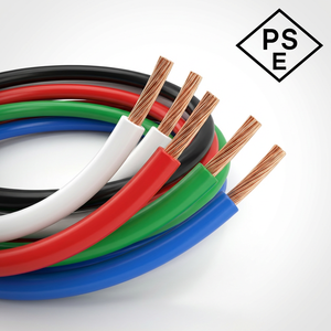 Cable Eléctrico de Cobre Japonés con Aislamiento de PVC Resistente al Calor HIV de 600V, Estándar JISC3317, Certificado PSE, para Cableado de Edificios - Product Image 1