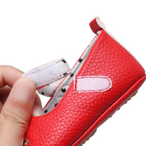 Chaussures d'été pour enfants en bas âge, sandales en cuir PU pour petites filles, chaussures plates à étoile à cinq branches, chaussures de princesse pour premiers <span class=keywords><strong>pas</strong></span> - Product Image 5