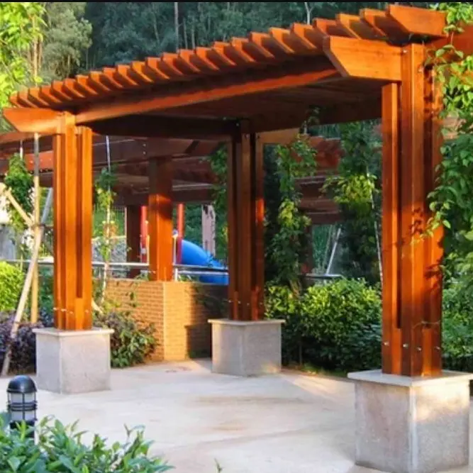 2020 moderne holz pergola kits garten pergola designs einfach montieren angepasst terrasse verkohlten umweltfreundliche