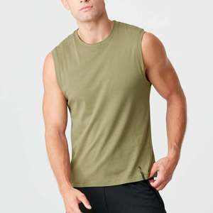 Herren Workout Tank Tops UPF 50 Schwimm hemden Quick Dry Running Ärmellose UV-Schutz Muskel T-Shirts - Product Image 1