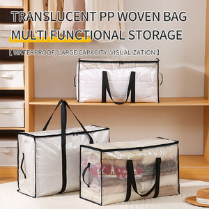 Tas Penyimpanan Pakaian Selimut Kapasitas Besar, Organizer Selimut dan Perlengkapan Tempat Tidur, Tas Pindahan - Product Image 2