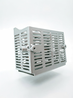 Boîtier en tôle d'aluminium brossé sur mesure OEM de haute précision, usinage CNC, perçage, taraudage, pour instruments électroniques et contrôle
