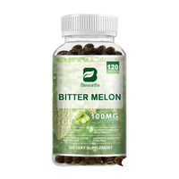 Poudre de melon amer naturelle en capsules, ingrédient pour la fabrication alimentaire, approvisionnement en vrac