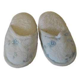รองเท้าแตะผ้าทูลสีน้ำเงิน - Product Image 1
