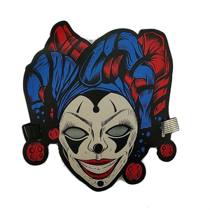 Máscara Facial de Disfraz de Terror Luminosa de Látex de Neón Reutilizable, Máscara de Halloween con Luces <span class=keywords><strong>LED</strong></span> Intermitentes de Jack Skellington Purge - Product Image 4