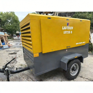 Compresseur d'air diesel portable LiuTECH LUY130-15 460 CFM 15 bars avec kit de roues pour l'exploitation minière, la pierrierie et la construction - Product Image 1