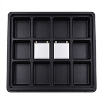 Plateau antistatique à 12 cavités pour emballage de batteries au lithium prismatiques en aluminium, PET, ABS, PP, PS, forme personnalisée, OEM