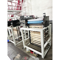 Machine de soufflage de film monocouche Hongtong, état neuf, LDPE HDPE LLDPE, machine de soufflage de film de laboratoire